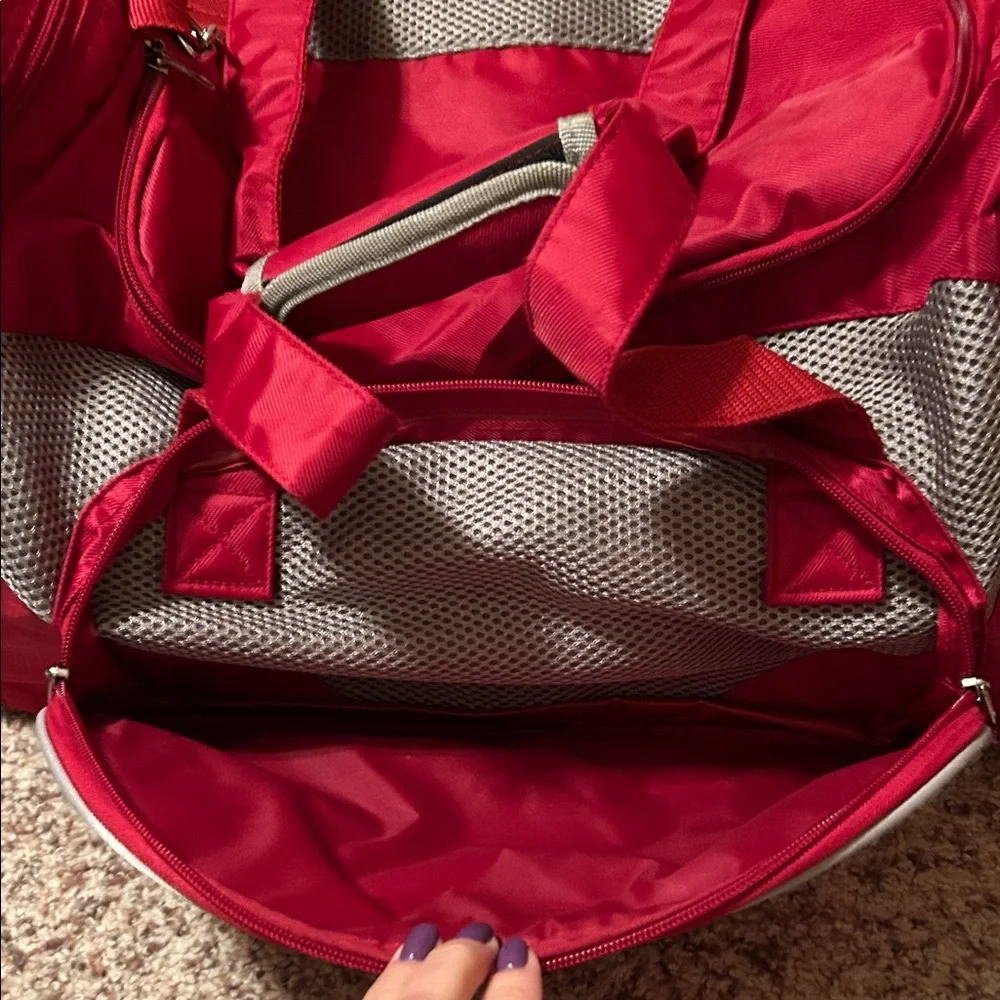 PLAYBOY Golf Red Duffel Bag